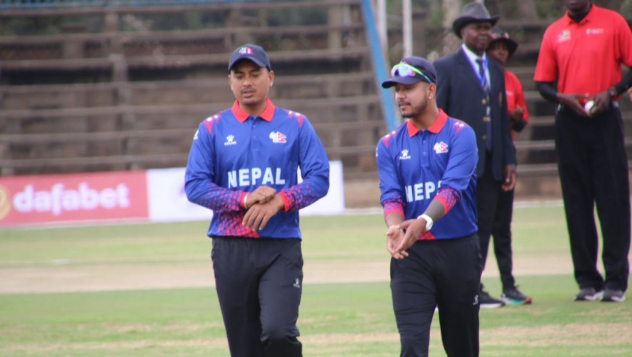 केन्याविरुद्धको चौंथो टी-ट्वान्टी अन्तर्राष्‍ट्रियमा नेपाल ७ रनले पराजित